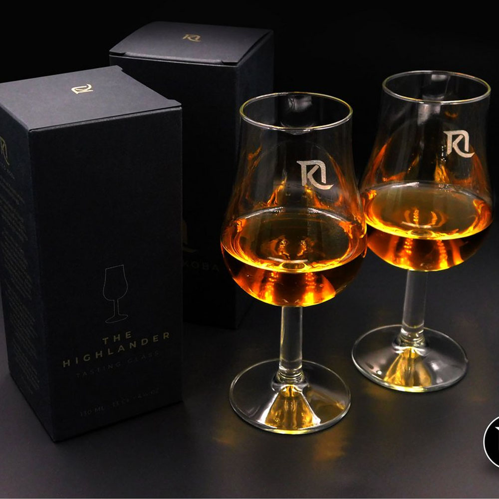 The Highlander whisky proefglas Nico Koba |